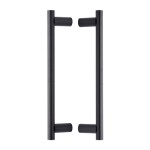 M Marcus Heritage Brass Back to Back Door Pull Handle 19mm Round Bar Design 336mm length